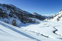 Au dessus de l'étang des Bésines Au dessus de l'étang des Bésines